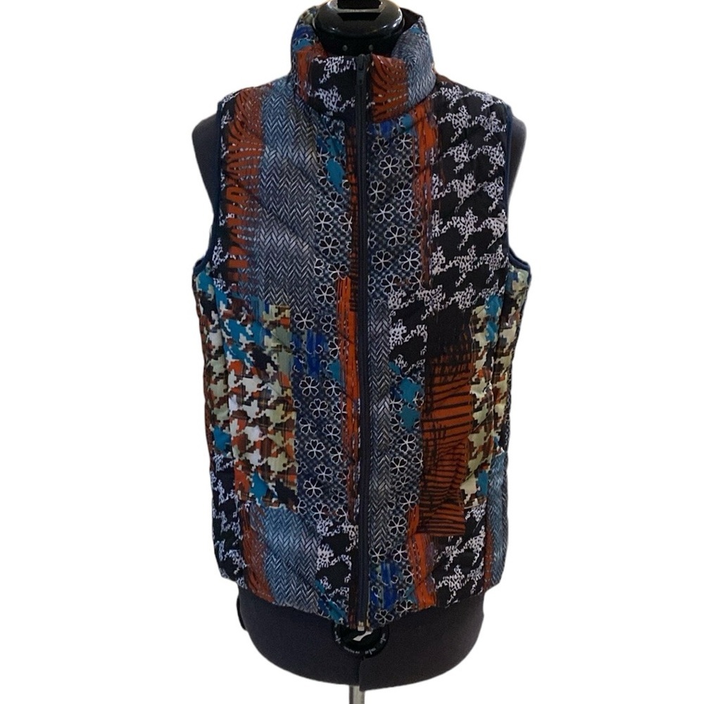 Isle Apparel S Vests Made Turkey Machine Wash Puffer 4 Pocket Zip Front Colorful